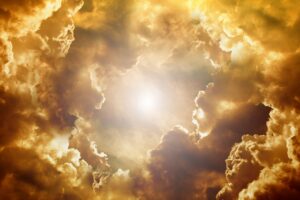 heaven, clouds, nature, cloud shape, swelling cloud, weather, storm, sun, seem, seem to be, shine, very beautiful, enormous, evening sky, radiant, heavenly, divine, fantasy